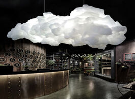 Foto van Lampen verlichting modern floating cloud led pendant chandelier lighting living room lights bar loft
