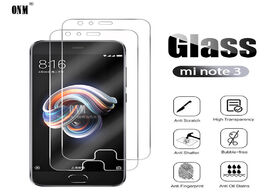 Foto van Telefoon accessoires 2pcs tempered glass for xiaomi mi note 3 screen protector protective film