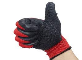 Foto van Auto motor accessoires 1 pair of dipped rubber gloves car mechanic repair waterproof and oil resista