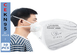Foto van Beveiliging en bescherming ce kn95 mask ffpp2 mascarilla reusable filter 5 layers of protection masc
