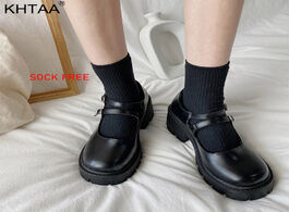Foto van Schoenen 2020 new black women shoes patent leather ladies pumps fashion platform woman round toe gir