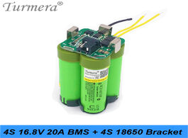 Foto van Elektronica turmera 4s 14.4v 16.8v screwdriver battery 4s1p 2s2p bracket holder and 20a bms apply to