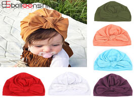 Foto van Baby peuter benodigdheden balleenshiny accessories hair headwears turban hat children newborn beanie