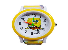 Foto van Horloge low price high quality colored strap children watch kids quartz watches wristband child for 