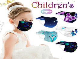 Foto van Baby peuter benodigdheden fast delivery! child maske kids disposable face cover butterfly print masc