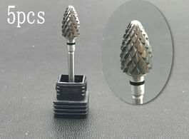 Foto van Schoonheid gezondheid 5pcs carbide nail drill bit dental burs high quality medical grade cross cut s