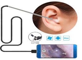 Foto van Gereedschap 3 in 1 ear wax removal tool usb otoscope scope camera cleaning endoscope visual spoon 5.