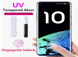 Foto van Telefoon accessoires uv liquid curved tempered glass for xiaomi mi 10 full cover screen protectors n