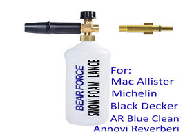 Foto van Auto motor accessoires foam gun generator nozzle for mac allister michelin black decker ar blue clea