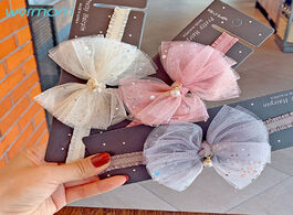 Foto van Baby peuter benodigdheden warmom girls lace sequin bowknot headband hair accessories newborn infant 
