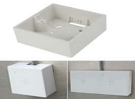 Foto van Woning en bouw 86 type cassette external mounting box 33mm for 1 2gang switches sockets apply outsid