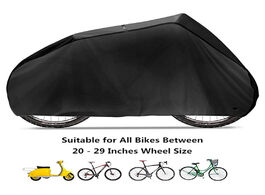 Foto van Sport en spel bike cover bicycle 190t nylon waterproof anti dust rain uv lock holes storage bag gear
