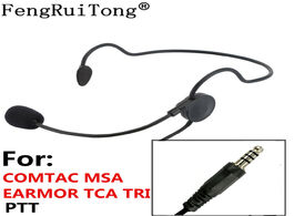 Foto van Telefoon accessoires tactical headset adjustable microphone stick nato plug for comtac msa earmor tc