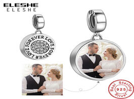 Foto van Sieraden personalized custom photo 925 sterling silver round charms beads fit pandora bracelet neckl