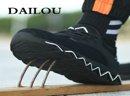 Foto van Schoenen dailou 2020 work safety boot air mesh men s shoes steel toe boots puncture proof sneakers i