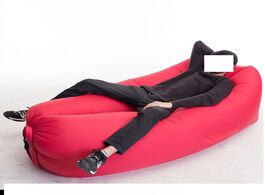 Foto van Meubels inflatable sofa outdoor beach air cushion lazy bag car chair portable foldable for lunch bre