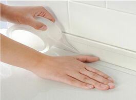 Foto van Bevestigingsmaterialen bathroom kitchen mildewproof waterproof acrylic transparent tape sink gap toi