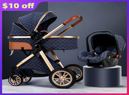 Foto van Baby peuter benodigdheden 2020 luxury stroller 3 in 1 infant car comfort high landview bebe pushchai