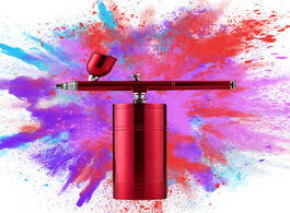 Foto van Gereedschap wireless airbrus air brush pump compressor spray gun diy toy hobby make up beauty makeup