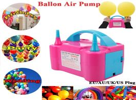 Foto van Huis inrichting portable double electric balloon air pump inflator dual nozzle blower with au uk us 