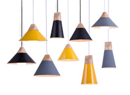 Foto van Lampen verlichting pendant lights modern wood lamp nordic light for cafe restaurant bedroom kitchen 
