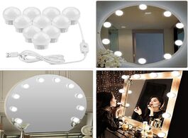 Foto van Lampen verlichting dressing table led 12v makeup mirror light bulb vanity lights stepless dimmable u
