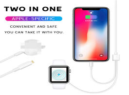 Foto van Telefoon accessoires 2 in 1 apple watch charger quick wireless for iwatch series usb cable iphone x 