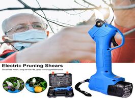 Foto van Gereedschap 21v professional electric pruning shears lithium battery cutter grafting tools rechargea