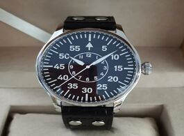 Foto van Horloge geervo pilot style 44mm automatic men s watch imported japan nh35a movement sapphire crystal