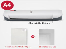 Foto van Computer small plastic sealing machine a4 paper laminating 141 hot film portable office document pho