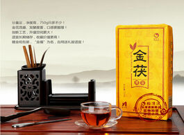 Foto van Meubels hunan ahn of black tea fuzhuan brick yiqingyuan 750g jinfu golden flower