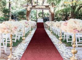Foto van Huis inrichting sequin aisle runners 3ft x 15ft burgundy glitter party carpet runner wedding carpets