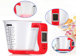 Foto van Huis inrichting large capacity kitchen measuring cup digital electronic scale lcd display multifunct