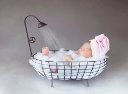 Foto van Baby peuter benodigdheden newborn photography prop auxiliary frame iron basket shower bathtub props 