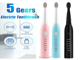 Foto van Huishoudelijke apparaten ultrasonic sonic electric toothbrush rechargeable tooth brushes washable el