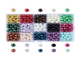 Foto van Sieraden mixed color round glass pearl beads for necklaces earrings bracelets jewelry making diy acc