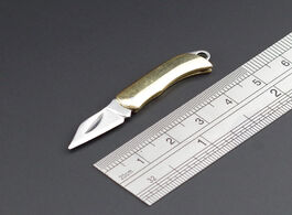 Foto van Beveiliging en bescherming new mini keyring small pocket keychain portable folding folder knife outd