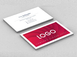 Foto van Kantoor school benodigdheden 100pcs cheap customized full color double sided printing business card 