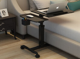 Foto van Meubels foldable computer table portable rotate laptop desk for bed can be lifted standing home furn