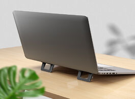 Foto van Computer 2pcs universal mini folding portable laptop stand holder notebook cooler bracket cooling pa