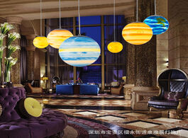 Lampen verlichting nine planets solar system planet chandelier outdoor kindergarten lamps creative e