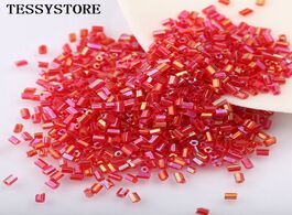 Foto van Sieraden 1000pcs 2x3mm short tube glass beads austria crystal colorful czech seed spacer for jewelry
