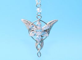 Foto van Sieraden 925 sterling sliver wedding jewelry lord princess arwen evenstar pendant necklaces for wome