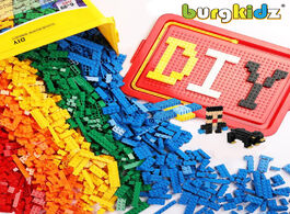 Foto van Speelgoed burgkidz 1700 pcs kids classic building blocks weapon figure city brick creative toys for 