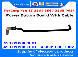 Foto van Computer new original power button board with cable for dell inspiron 15 3565 3567 3568 p63f 450.09p
