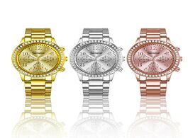 Foto van Horloge lige brand sunkta fashion womens watches ladies top women stainless steel watch leisure quar
