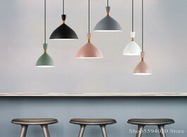 Foto van Lampen verlichting nordic restaurant chandelier modern simple makaron creative lamps light suspensio