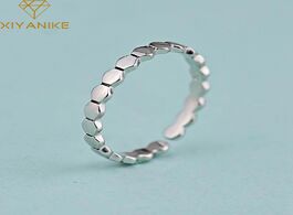 Foto van Sieraden xiyanike 925 sterling silver new fashion engagement rings simple geometric handmade party j