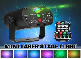 Foto van Lampen verlichting sound activated rgb disco light dj led laser stage projector red green lamp usb r