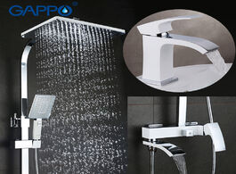 Foto van Woning en bouw gappo bathtub faucets shower bathroom mixer rainfall set basin faucet system y03